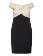Two-T Off-The-Shoulder Cocktail Dress Black Lauren Ralph Lauren
