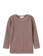 Nmfwang Wool Needle Ls Top Solid Noos Pink Name It
