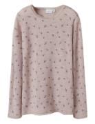 Nkfwang Wool Needle Ls Top Pink Name It