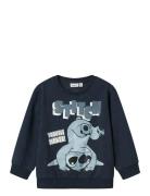 Nmmjasp Stitch Nreg Sweat Unb Wdi Navy Name It