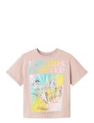 Nkfjixo Uniacad Ss Nreg Top Box Sky Pink Name It