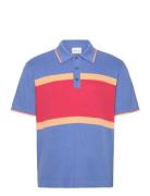 Color Blocked Ss Polo Blue GANT