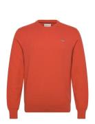 Textured Cotton C-Neck Orange GANT