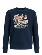 Jjelogo Sweat Crew 2 Col 25/26 Noos Mni Navy Jack & J S
