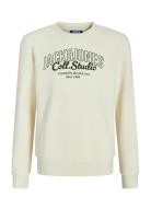 Jjmakoto Sweat Crew Neck Jnr Cream Jack & J S