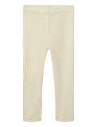 Nmnnalu Rib Wo/Mo Slim Legging Lil Cream Lil'Atelier