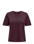 Onlonly S/S Tee Jrs Noos Burgundy ONLY