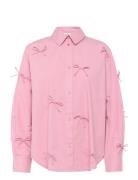 Sljoa Bow Shirt Pink Soaked In Luxury