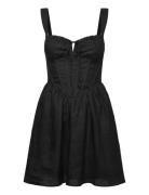 Esra Mini Dress Black Bardot