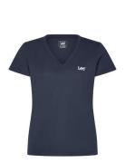 V Neck Tee Navy Lee Jeans