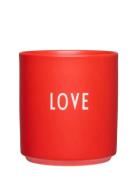 Favourite Cups - Danish Words Red Design Letters