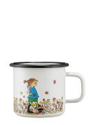 Pippi Enamel Mug Be More Pippi 3,7Dl White Muurla