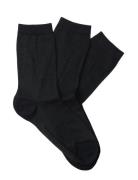 Slfkim 3-Pack Sock Noos Black Selected