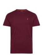 Mcs Tee Texas City Men Burgundy MCS
