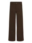 Kavera Pocket Pants Brown Kaffe
