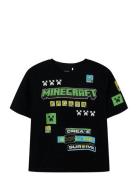 Nkmjeffy Minecraft Nreg Ss Top Box Bfu Black Name It