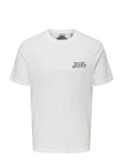 Onspepsi Life Reg Ss Lic Tee White ONLY & SONS