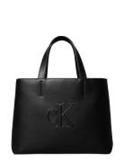 Sculpted Mini Ew Tote Black Calvin Klein