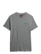 Essential Logo Emb Tee Grey Superdry