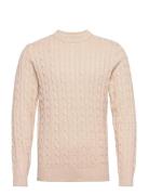 Slhryan Structure Crew Neck Beige Selected