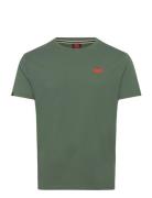 Essential Logo Emb Tee Green Superdry
