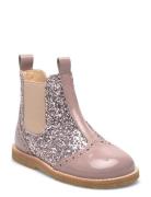Booties - Flat - With Zipper Pink ANGULUS
