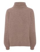 Manzigz Wool Rollneck Noos Brown Gestuz