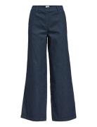 Objjune Wide Denim Pants E Div Navy Object