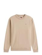 Tjm Reg S Flag Crew Beige Tommy Jeans