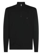 Essential Fleece 1/4 Zip Black Tommy Hilfiger