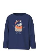Nmmvagno Ls Loose Top Navy Name It