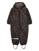 Snow Suit Aop Brown Mikk-line