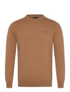 Cotton Merino Crew Neck Jumper Brown Lyle & Scott