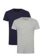 C-Neck T-Shirt 2-Pack Patterned GANT