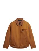 Cotton Canvas Ranch Jkt Brown Superdry