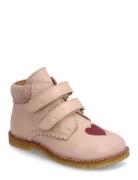 Shoes - Flat - With Velcro Pink ANGULUS