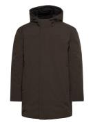 Slhfranklin Urban Tech Parka Noos Brown Selected