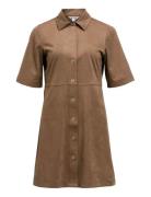 Objfenja Scarlet 3/4 Short Dress E Wi 25 Brown Object