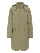 Crarwen Jacket W. Hood Khaki Cream
