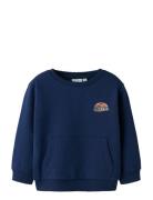 Nmmvildar Ls Sweat Box Bru Navy Name It