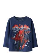 Nmmalvis Spider Ls Nreg Top Mar Navy Name It