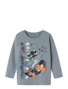 Nmmadri Stitch Ls Nreg Top Box Wdi Blue Name It