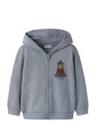 Nmmvoltinus Nreg Sweat Card Wh Bru Blue Name It