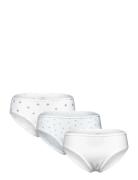 3 Pack Cotton Panties White Mango