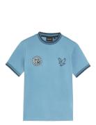 Football T-Shirt Blue Lyle & Scott
