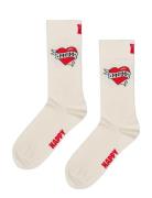 Mother's Day Sock White Happy Socks