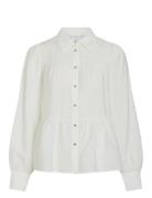 Vikatria New L/S Shirt White Vila