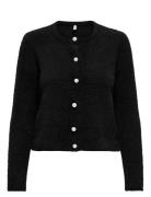 Onlpetra Ls Pearl O-Neck Cardi Cc Knt Black ONLY