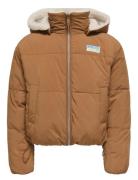 Kogmaria Life Reversib Puffer Jacket Otw Brown Kids Only
