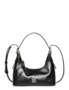 Emblem Hw Lthr Mini Shoulder Bag Black Calvin Klein